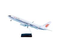 TQMEAD Modello di Aeroplano Metallo Aereo con Ruote da 47 Cm Boeing B737-800 per Modello di Aereo in Lega per Passeggeri Air China 1 85 Kit di Modellismo