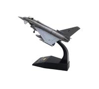 TQMEAD Modello di Aeroplano Metallo Decorazione per La Collezione di Modelli di Aerei da Caccia in Lega Tedeschi Typhoon Ef2000 in Scala 1:100 Kit di Modellismo