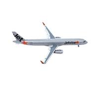 TQMEAD Modello di Aeroplano Metallo Decorazioni Souvenir per Modelli di Aeromobili in Lega Pressofusa Jetstar A321-231 VH-VWN in Scala 1:400 Kit di Modellismo