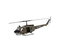 TQMEAD Modello di Aeroplano Metallo Scala 1:72 per Il Modello di Cannoniera UH1H Huey in Lega di Finitura Simulazione per Collezionisti Kit di Modellismo