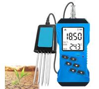 TQPGJJL Tester Del Terreno 7 in 1 Facile Da Usare Con Display Retroilluminato Misuratore Di Npk/Ph/Umidità for Giardini, Piante in Vaso Ed Aromatiche Da Interno(Temperature+humidity+EC+PH+NPk)