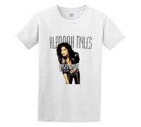 TQQCA BEAR Alannah Myles Myles More Alannah Myles Casual Round Neck T Shirt White S