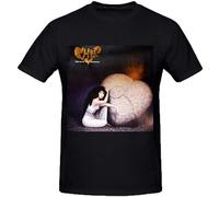 TQQCA BEAR Cher Heart of Stone T Shirts for Men Crew Neck Black M