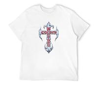 TQQCA BEAR Counts Kustoms Graphic T-Shirt Men's Unisex Tee White XL