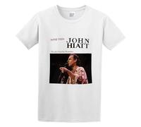 TQQCA BEAR John Hiatt Paper Thin The 1989 Canadian Broadcast Hits Printed Casual Round Neck T Shirt White XXL