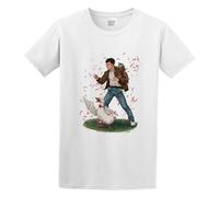 TQQCA BEAR Save Shenmue Casual Round Neck T Shirt White 3XL