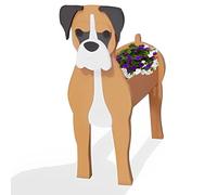 TQQEPOOL Vaso Pianta Creativo Fioriera Cane Vaso A Forma Animale Sveglio Cartone Animato,Supporto Contenitore Pianta Dell'animale 3D,Fioriera Cartone Animato (Color : Boxer, Size : 34 * 24cm)