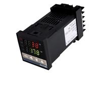 TQSKA REX-C100 Kit regolatore di Temperatura PID Digitale Allarme sonda di Temperatura da 0 a 1300 Gradi da 110 V a 240 V con sensore sonda Tipo K(0-1300 Degree)
