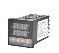TQSKA REX-C100 PT100 Termostato Digitale Regolatore di Temperatura Uscita SSR 40DA Relè SSR Radiatore in Alluminio Dissipatore di Calore Resistenza 1m(Set 4)