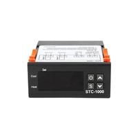 TQSKA STC-1000 LED Termostato Digitale Regolatore di Temperatura Termoregolatore Relè Riscaldamento Raffreddamento for Incubatrice AC220V DC12V 24V(AC220V)