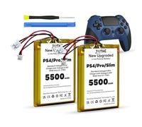 TQTHL 2 batterie LIP1522 per Sony Playstation 4 PS4 Slim Pro Dualshock 4 CUH-ZCT2 CUH-ZCT2U CUH-ZCT1E CUH-ZCT1H CUH-ZCT1U Wireless Controller (spina grande e piccola)