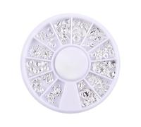 TQUXNGA 1 Box Ocean Theme Metal Stud Sea Starfish for Shell for Turtle Slice Flakes 3D Nail Art Decor DIY Manicure Tools Gold/Si Starfish Filler