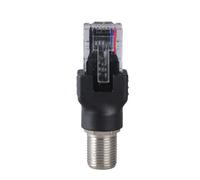 TQUXNGA 1PC Ftype A RJ45 Convertitori Adattatore Ftype Connettori Ftype Femmina A RJ45 Maschio Coassiale Coassiale Barili Accoppiatore Adattatore Ethernet Coassiale Accoppiatore