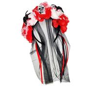 TQUXNGA Accessorio per capelli aracnide floreale unico per feste di Halloween costume comodo design leggero copricapo