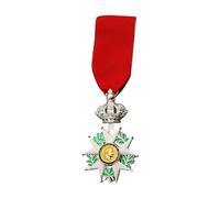 TQUXNGA Accessorio storico decorativo con decoro | Presentazione del nastro rosso, profilo ornato a quattro braccia, accento storicamente in stile per costumi e composizioni di