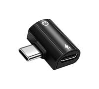 TQUXNGA Adattatore da USB C a 3,5 mm per cuffie e caricabatterie con porta per cuffie da 3,5 mm PD60W Ricarica rapida in lega di alluminio Adattatore di ricarica rapida