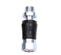 TQUXNGA Adattatore regolatore per immersioni ARA Connettore filettato 9/16 con interruttori Interfacce rapide Connettore Valvole a spinta Accessori per immersioni Secondo Stadio Tubo di pressione
