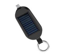 TQUXNGA Adattatore solare leggero per telefono, capacità 3000 mAh, design resistente all'acqua, ideale per campeggio, escursionismo, portachiavi a energia solare