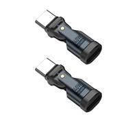 TQUXNGA Adattatore USB C PD240W Rotazione di 180 ° 5A Ricarica rapida 480Mbps Sincronizzazione dati per dispositivi di gioco e di tipo Adattatore di ricarica rapida girevole di grado USB