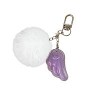 TQUXNGA Adorabile ciondolo a forma di stella portachiavi alla moda gioielli borsa accessorio dolce ciondolo regalo per adolescenti donne zaino portachiavi Decors, Viola, Taglia unica