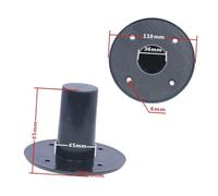 TQUXNGA Altoparlanti Stand Top Cappelli Nero Metallo Mount Staffa Superiore Parti di Riparazione Accessori Home Theater Karaoke Adattatori