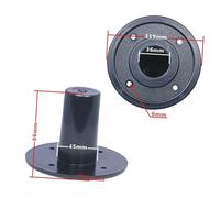 TQUXNGA Altoparlanti Stand Top Cappelli Nero Metallo Mount Staffa Superiore Parti di Riparazione Accessori Home Theater Karaoke Adattatori