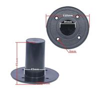 TQUXNGA Altoparlanti Stand Top Cappelli Nero Metallo Mount Staffa Superiore Parti di Riparazione Accessori Home Theater Karaoke Adattatori
