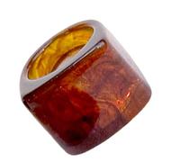 TQUXNGA Anelli geometrici artigianali in resina senza data Eleganze Comfort Fit Casual Formale Outfit Enhancer Geometrico Wedding Band Art Inspired Acrilico, Misura unica, come descritto, come