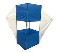 TQUXNGA Aquilone Enorme Stereo Stile 3D Aquilone a Forma, Blue White | Aquilone morbido antistrappo, comodo per bambini e principianti, regali per bambini, giocattoli da esterno
