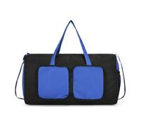 TQUXNGA Borsa a tracolla pieghevole da uomo per sport all'aria aperta con cinghie regolabili, Blu