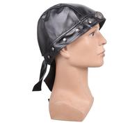 TQUXNGA Cappello da pirata Steampunk con strass teschio e cinturino in pelle regolabile per spettacoli a tema e cosplay, copricapo regolabile