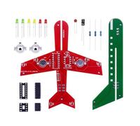 TQUXNGA CD4017 Set per esercitazioni Saldatura con Lampada a Flusso | Set per aereo a LED lampeggiante CD4017 Circuito con lampada scorrevole Montaggio semplice Progetto