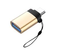 TQUXNGA Convertitore portatile da tipo C a USB con migliora la durata, supporta dispositivi di archiviazione esterni e protocolli di ricarica rapida Adattatore USB OTG ad alta velocità