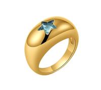 TQUXNGA Coppia di gioielli alla moda con stella e zirconia cubica, con struttura in rame, adatti per donne giovani e coppie, C, come descritto, come descritto