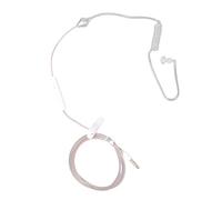 TQUXNGA Cuffie auricolari a orecchio singolo da 1,25 m, microfono da 3,5 mm, controllo e protezione dalle radiazioni, sicure su vari dispositivi senza radiazioni