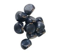 TQUXNGA Dadi educativi a 3 Facce per l ' insegnamento della, Black | Acrilico trasparente resistente con dadi sicuri dai colori brillanti per sussidi didattici in classe per bambini e