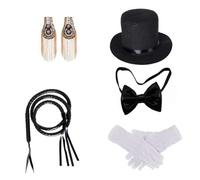 TQUXNGA Elegante costume da maghi per Halloween, in tessuto traspirante, perfetto per feste in costume e incontri a tema, spettacoli di magia, feste in rete