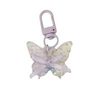 TQUXNGA Elegante portachiavi in resina con fiocco alla moda, accessorio da appendere per zaini, chiavi, bel regalo per gli amori, portachiavi debole per zaino, A, Taglia unica