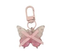 TQUXNGA Elegante portachiavi in resina con fiocco alla moda, accessorio da appendere per zaini, chiavi, bel regalo per gli amori, portachiavi debole per zaino, B, Taglia unica