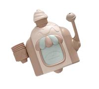 TQUXNGA Giocattolo da Bagno per Gelato, creatore, per Bambini, | Attività riconoscimento della forma apprendimento interattivo per bambini Bagno del bagno Gioco