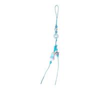 TQUXNGA Intrecciate Perle Stili Anelli Impermeabile Cordino Del Telefono Con Perline Simbolismo Culturale Occasioni Speciali Alla Moda Miniatura Calabash, Blu, Taglia unica