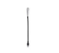 TQUXNGA Luce LED USB direzionale con Nove luminosità, Black 2, Black H | Controlli touch, tre opzioni temperatura colore, collo a 360 gradi per orientare la testa della lampada secondo