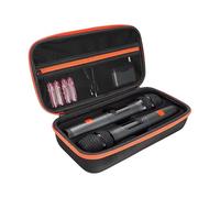 TQUXNGA Microfoni antiurto Borse per il trasporto con scomparti interni per 2 podcast Gear Microfoni Organizzati Organizzatori Accessori