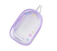 TQUXNGA Morbido Lavabile Cartoon Portachiavi Organizzatori Borsa Display Borse Titolare Per Zaini Borse Oggetti Storage Trendy Portachiavi Organizer, Stelle viola, One Size