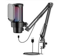 TQUXNGA Pickup USB con braccio braccio Full Resolution Sound Background Noise Filtering per Content Architects Broadcasting Micr