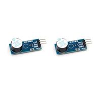TQUXNGA Scheda Controllo del cicalino da 3, 3-5 V con modalità, 2pc | Identificazione pin GND, I / O e VCC, ruoli cablaggio definiti, uscita per circuiti progetto