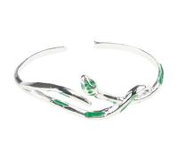 TQUXNGA Stile gotico scuro serpente braccialetto anelli simboleggiano mistero e potere per gli appassionati di moda abbigliamento casual individualità dichiarazione gioielli, Misura unica, come