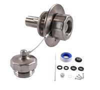 TQUXNGA Valvole di ritegno per ingresso acqua camper resistenti 3/4 Collegamento universale Non flussi di ritorno in acciaio inossidabile Camper ingresso acqua città