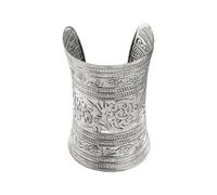 TQUXNGA Vintage traforato modello inciso decorazione accessorio per le donne elegante gioielli in metallo antico tono oro moda metallo, Misura unica, come descritto