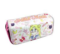TQVLNMCR Astuccio for Studenti, Astuccio for matite Anime Sailor Moon Astuccio for Scuola in Tela Organizzatore di cancelleria for Scuola e Ufficio